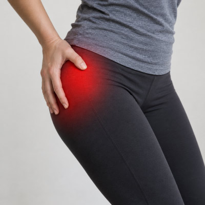 Hip pain, crunching, grinding, tension, clicking, posture